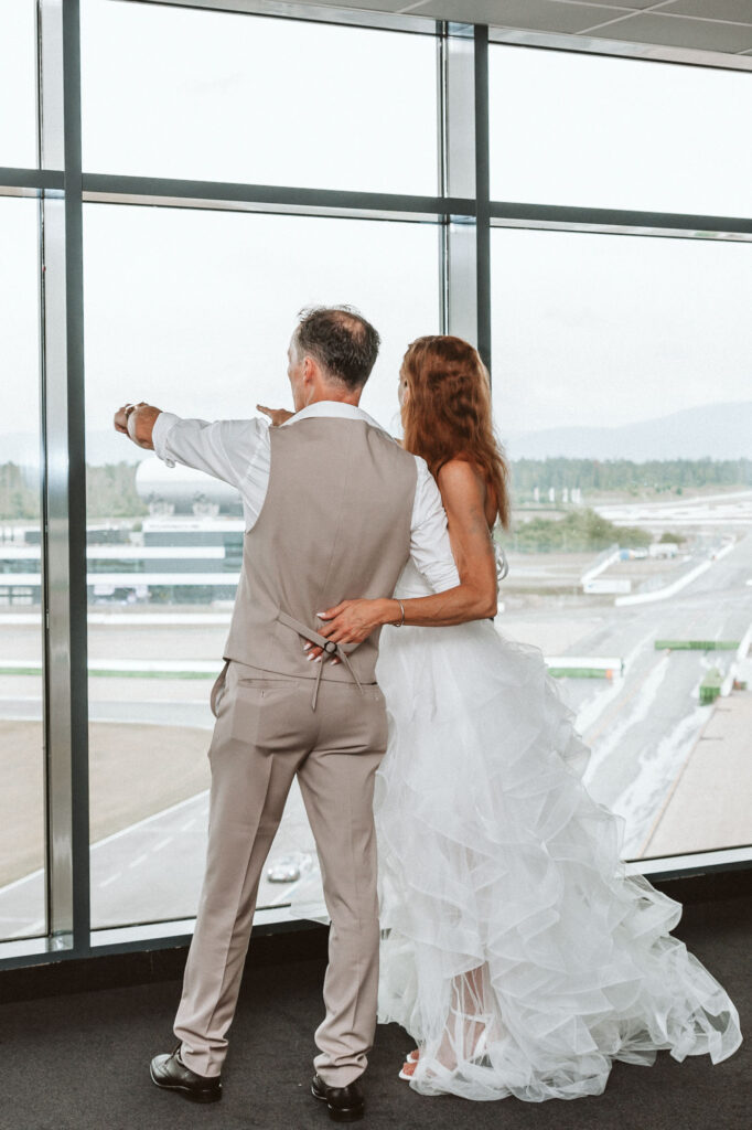 Hochzeit Hockenheimring - BrautpaarShooting Brautpaar im VIP-Bereich