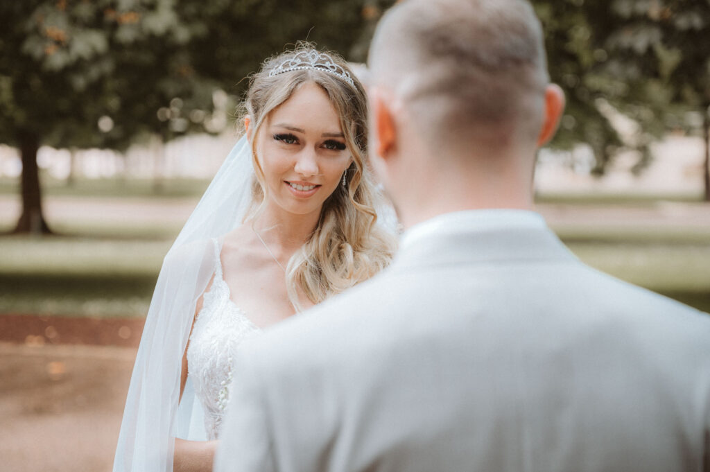 Hochzeitsfotograf Heidelberg - Brautpaar beim FirstLook-2