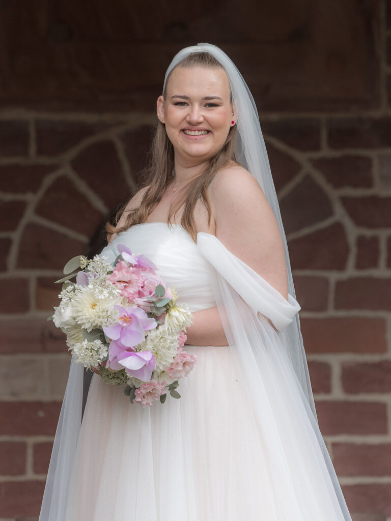 Brautpaarshooting - Einzelaufnahme der Braut