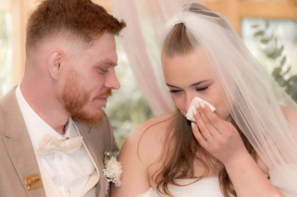 Auch die Braut schluchzt