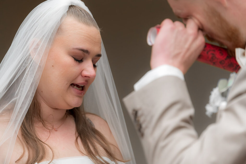 Braut spricht Gelübde